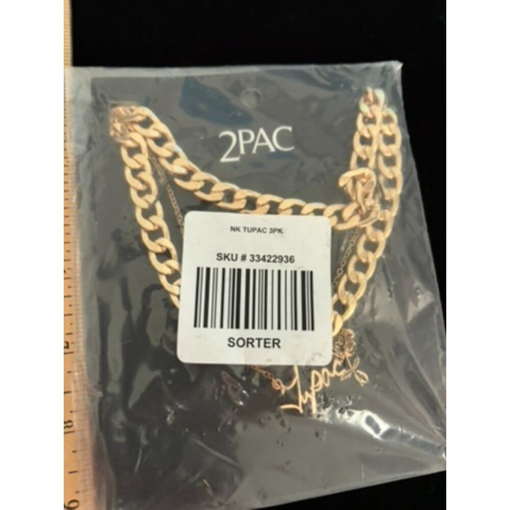 Tupac Name Chain Necklace Set